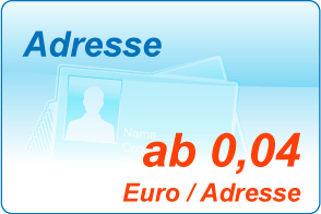 Angebot Schreibarbeiten manuelle Adresseingabe durch abtippen oder bertragen per copy & paste